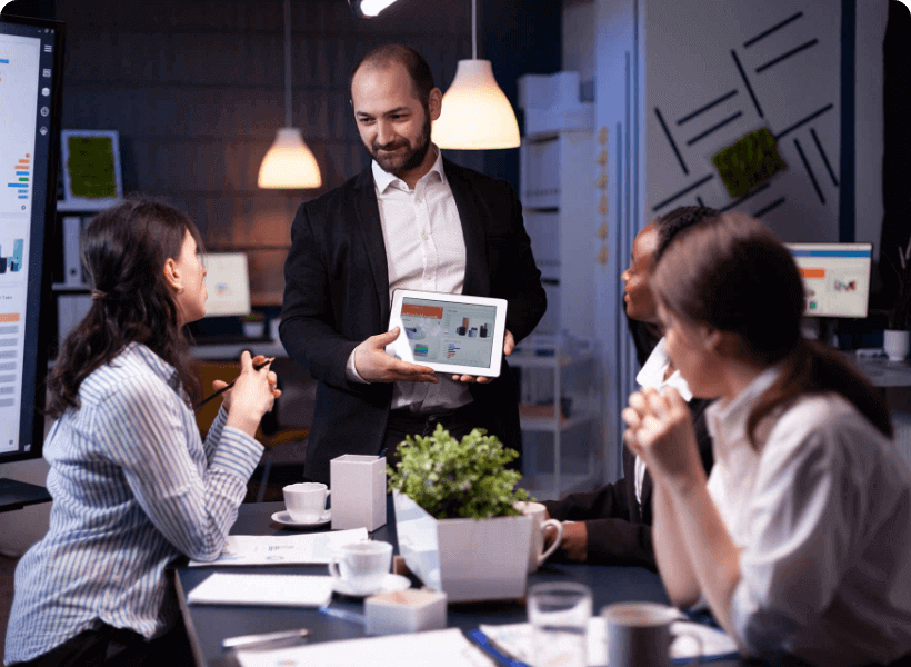 Grow your business strategy with business consulting.